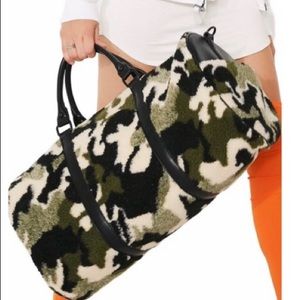Camo duffle bag